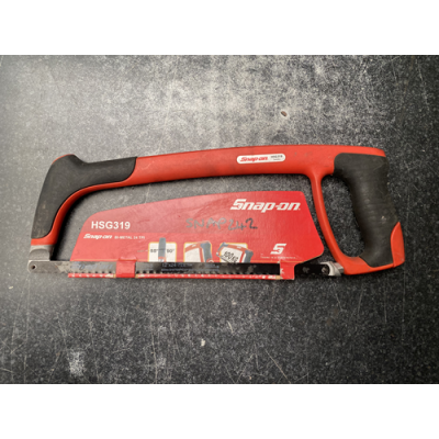 Snap On Bi-Metal 24TPI Saw Hacksaw 12"x24 High Speed Steel Red - HSG319