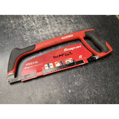 Snap On Bi-Metal 24TPI Saw Hacksaw 12"x24 High Speed Steel Red - HSG319