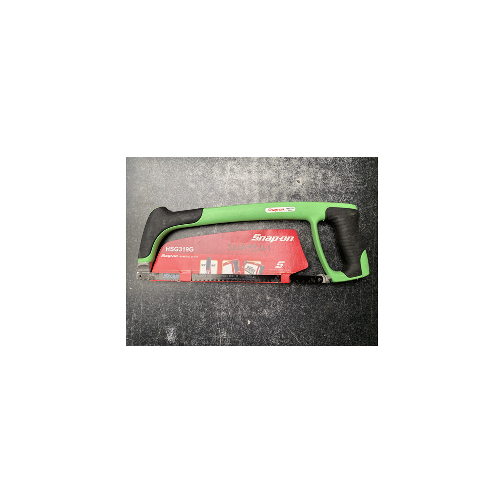 Snap On Bi-Metal 24TPI Saw Hacksaw 12"x24 High Speed Steel Green - HSG319G
