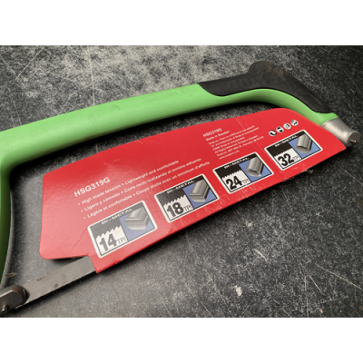 Snap On Bi-Metal 24TPI Saw Hacksaw 12"x24 High Speed Steel Green - HSG319G
