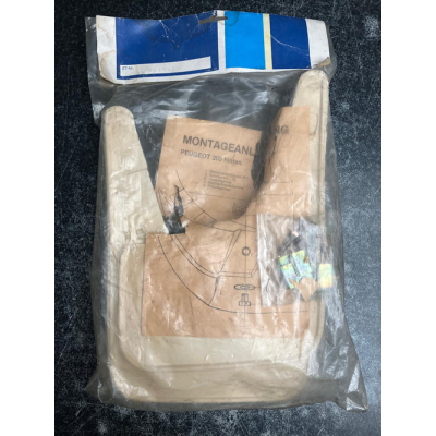 Genuine OE Peugeot 205 German Market rear mudflaps (PAIR) - 3126.HA