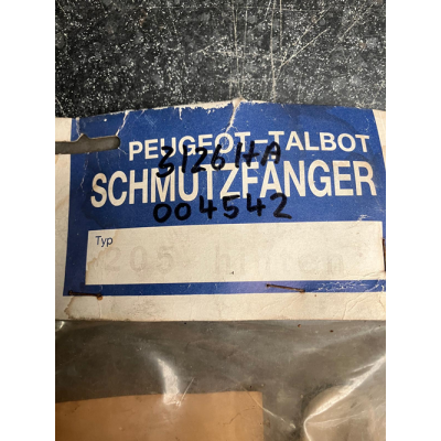 Genuine OE Peugeot 205 German Market rear mudflaps (PAIR) - 3126.HA