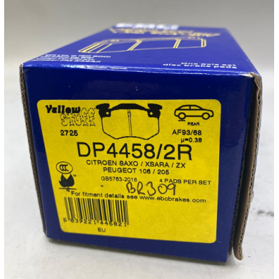 Peugeot 309 GTI EBC Yellowstuff Rear Brake Pads