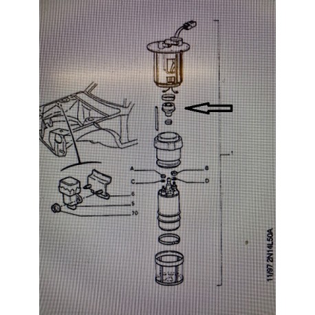 Peugeot 205 GTI & 309 GTI Fuel Pump Seal - 1528.25