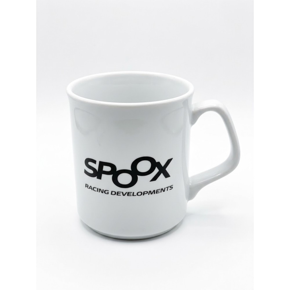 Spoox Earthenware Mug - White 300ml.