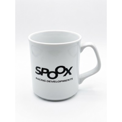 Spoox Earthenware Mug - White 300ml.