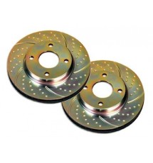 Citroen C2 VTR / VTS EBC TurboGroove Front Brake Discs (PAIR)