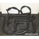 Pre 1991 Peugeot 205 GTI 8 Valve Silicone Coolant Hose Kit - with heat exchanger - BLACK