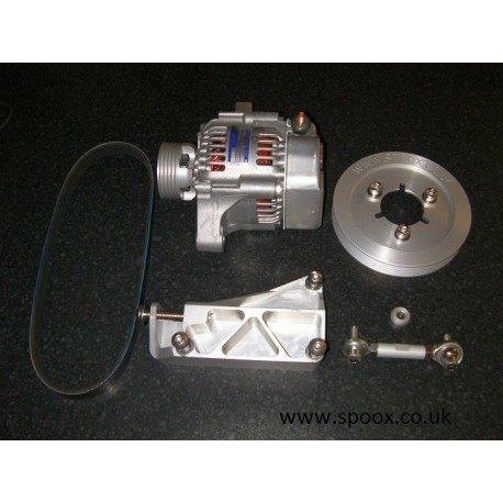 Spoox Motorsport Citroen Saxo VTR 8v Billet Race Alternator Setup