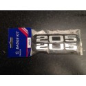 Genuine OE Peugeot 205 Mudflap Badge Kit - 9686.1R