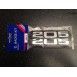 Genuine OE Peugeot 205 Mudflap Badge Kit - 9686.1R
