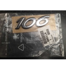 Genuine O/E Peugeot 106 PH2 tailgate badge