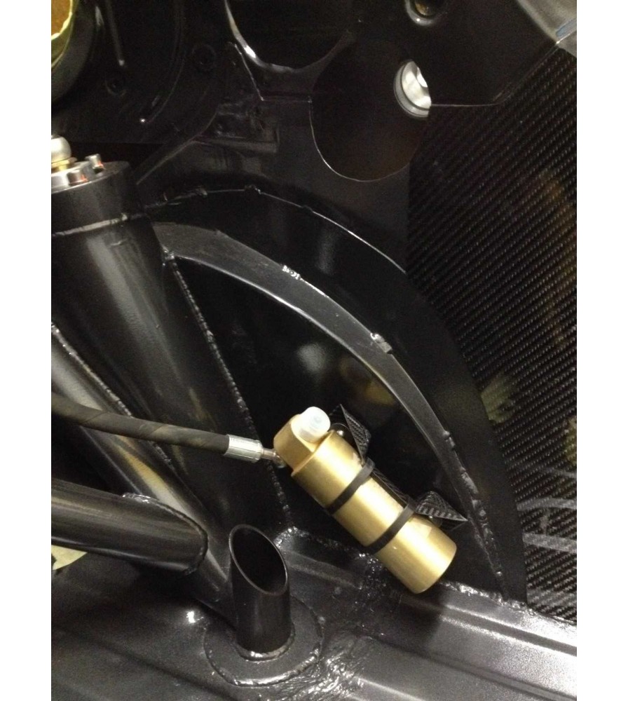 Carbon Fibre Remote Reservoir Canister Holder 2.00" Dia Spoox