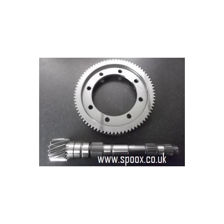 Quaife Peugeot BE3 5 Speed 4.400 Crownwheel & Pinion.